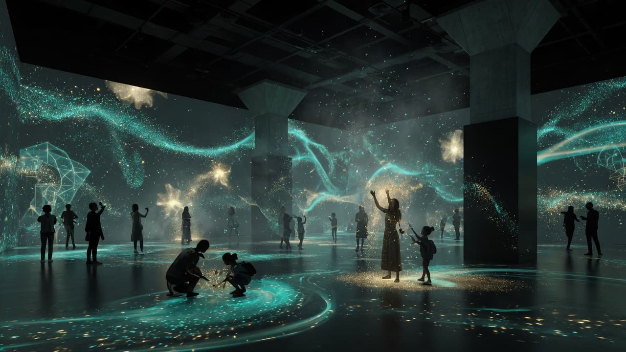TeamLab Phenomena Abu Dhabi immersive art F1 2026