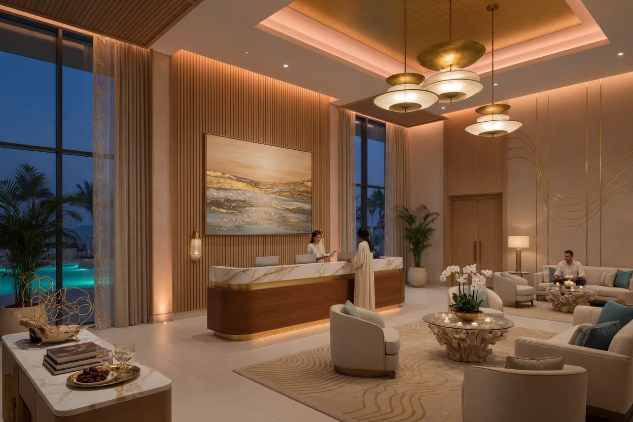 Sheraton Dubai JBR renovated lobby F1 Abu Dhabi 2026
